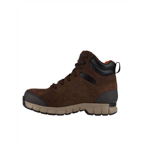 NEW REEBOK men's sublite cushion work athletic boot - wide width in brown - Picture 3 of 4